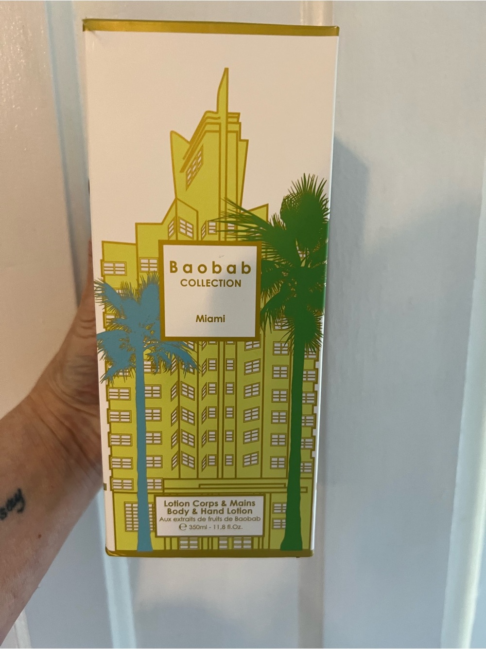Baobab Collection Miami Body & Hand Lotion - Yellow, Green, Blue used twice